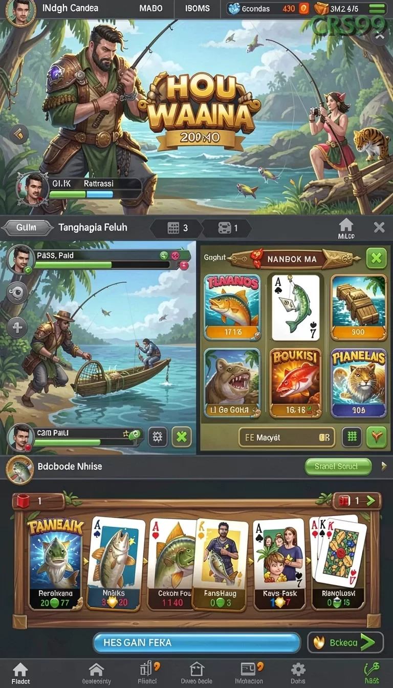 Cuplikan layar HAO788 — menu navigasi